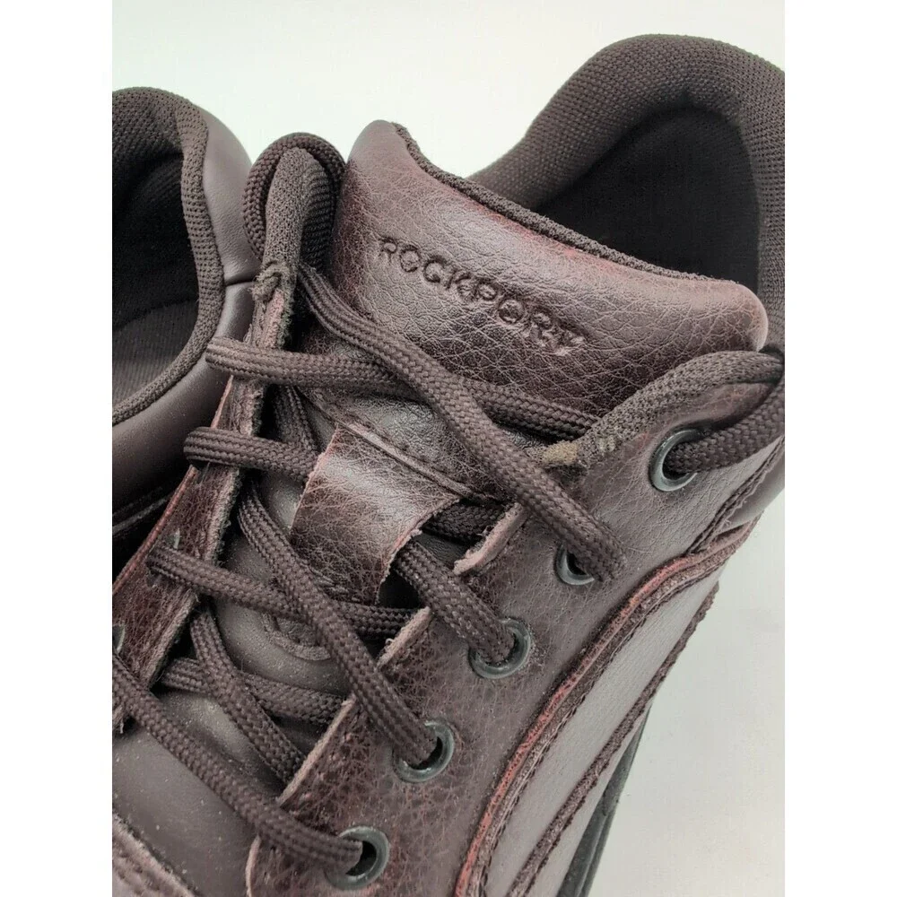 Rockport Eureka K71201 Brown Leather Lace Up Soft Toe Walking Shoes Men's 11 W